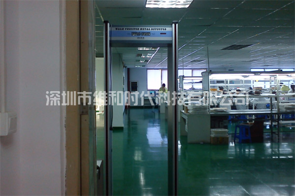 深圳愛可信科技手機廠采購4臺SD-200S金屬安檢門[圖文]